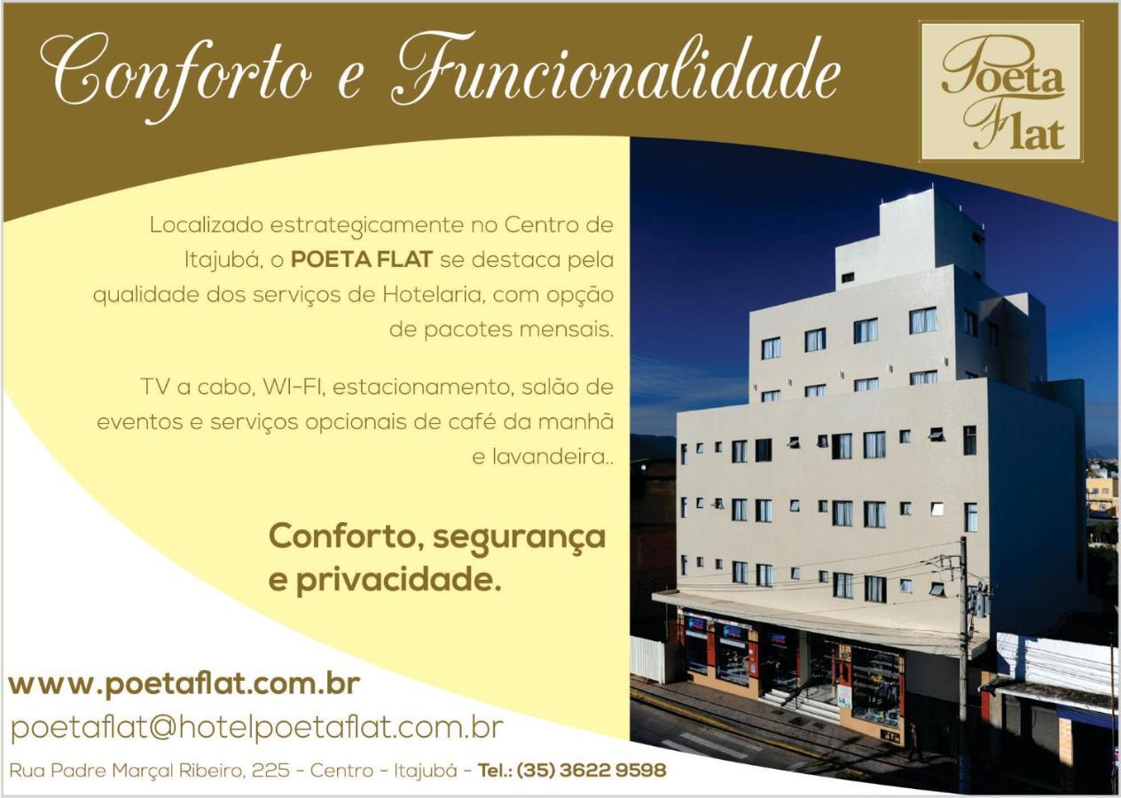 Hotel Poeta Flat Итажуба Экстерьер фото